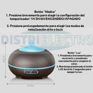 HUMIFICADOR DIFUSOR SMART CON SMART LIFE - Vista 3