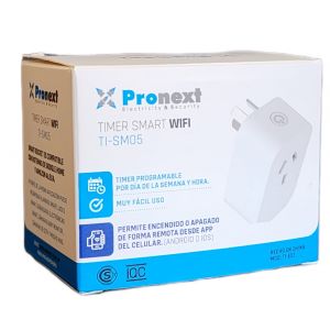 TIMER INTERRUPTOR ENCHUFABLE DIGITAL WIFI SMART 10A PRONEXT - Vista 5