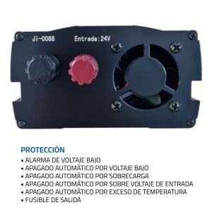 INVERSOR 24VCC/ 220VAC 600W ONDA SENOIDAL MODIFICADA - Vista 6