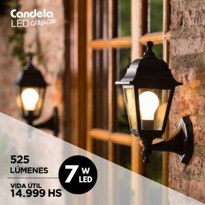 LAMPARA BULBO LED A60 7 WATT CANDELA - Vista 7