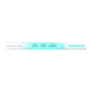 TUBO LED 25W T8 150 CM VIDRIO MACROLED - Vista 6