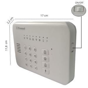 ALARMA DOMICILIARIA INALAMBRICA SMART WIFI + GSM WALA 3000 PRONEXT - Vista 7