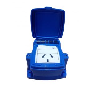 CAJA CAPSULADA EXTERIOR 1 PUNTO Y TOMA 10 AMP ESPECIAL C/ TAPA EXTERIOR EXULTT - Vista 2