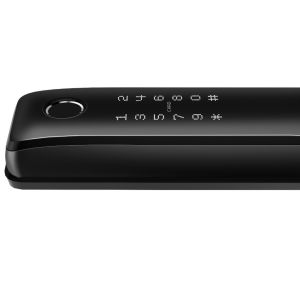 CERRADURA SMART SLIM KY 830 HUELLA + PIN + TARJETA + LLAVE + APP PRONEXT - Vista 4