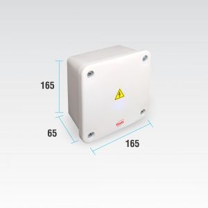 CAJA DE PASO ESTANCA IP65 EXTERIOR 165 X 165 X 65 MM - Vista 2