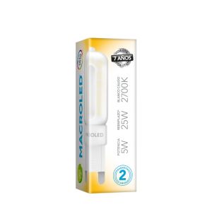 LAMPARA BIPIN OPAL 5W G9  220V MACROLED - Vista 2