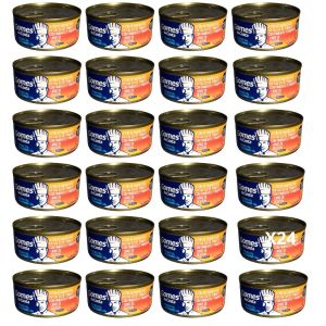 LATA DE ATUN DESMENUZADO C/ TOMATE PICANTE GOMES 170 GR X 24 UNIDADES