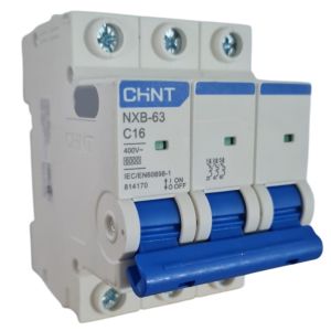 LLAVE TERMICA TRIPOLAR 3X16A 6KA CURVA C CHINT - Vista 1