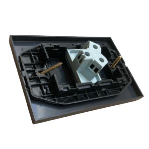 LLAVE ARMADA TOMA BI 10A JELUZ PLATINUM NEGRO - Vista 3