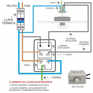 MODULO VARIADOR DE VENTILADOR 1.5A LINEA URBANA EXULTT - Vista 2
