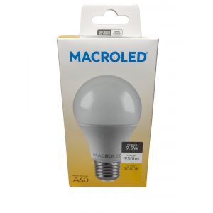 LAMPARA BULBO LED 9.5W E27 220V MACROLED - Vista 2