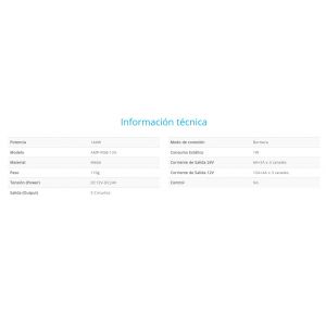 AMPLIFICADOR PARA CINTA LED 12-24 V RGB 10 MTS MACROLED - Vista 3