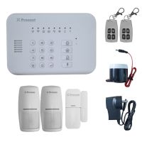 KIT 1 ALARMA DOMICILIARIA INALAMBRICA WIFI + FREE APP CELULAR + GOOGLE HOME