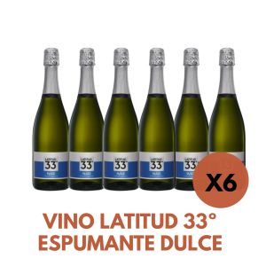 VINO LATITUD ESPUMANTE DULCE 750 CC X 6 BOTELLAS - Vista 1