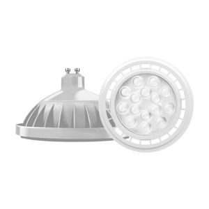 LAMPARA AR111 LED 15W 25º GU10 DE PVC BLANCA MACROLED - Vista 3