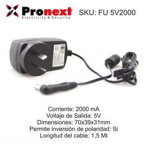 FUENTE SWITCHING  5V 2000 DESMONTABLE  PRONEXT - Vista 1