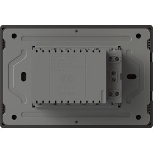 TOMACORRIENTE DOBLE Y USB-C MILAN NEGRO MACROLED, AC 250V, 10A MAX. 1 USB-C DE 20W, BASTIDOR METALICO - Vista 1