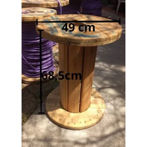 CARRETEL DE MADERA BOBINA 49X69 CM - Vista 2