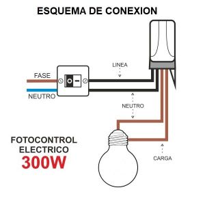 FOTOCONTROL PARA LAMPARA LED 300W 4 CABLES - Vista 3