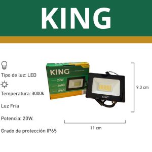 KIT ALARMA PARA OBRAS CONSTRUCCIONES TERRENOS C/ REFLECTOR LED 20W Y SENSOR DE MOVIMIENTO NEGRO - Vista 4