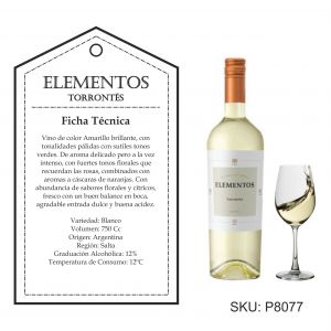 VINO ELEMENTOS TORRONTES 750 CC - Vista 1
