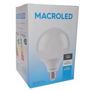LAMPARA GLOBO CHICO LED 14W E27 MACROLED - Vista 6