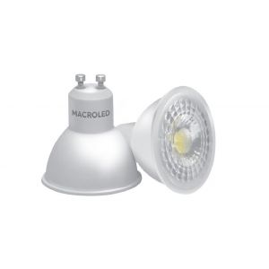 LAMPARA DICROICA LED 7W GU10 DE PVC DIMERIZABLE MACROLED - Vista 3