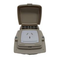 LLAVE 1 TOMA 20A CAPSULADO P/ EMBUTIR BEIGE EXULTT
