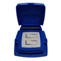 LLAVE 2 PUNTO CAPSULADO P/ EMBUTIR AZUL EXULTT