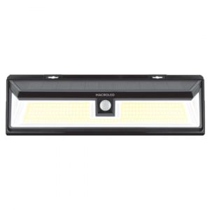 ARTEFACTO SOLAR DE PARED 10W CON SENSOR DE MOVIMIENTO 2 FUNCIONES IP65 MACROLED - Vista 5
