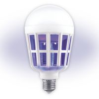 LAMPARA LED MATA INSECTOS  BULBO 9W - LUZ DIA + LUZ UV-A