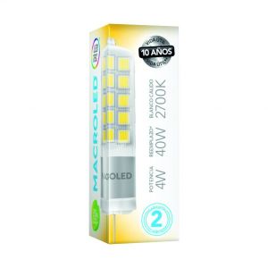 LAMPARA BIPIN 4W G4 12V MACROLED - Vista 2