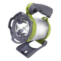 LINTERNA LED 60WLED + LUZ DE CAMPING + LUZ INTERMITENTE + ESTACIóN DE CARGA -