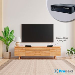 DECODIFICADOR / RECEPTOR PRONEXT XT55 DE TERRESTRE CON SEñAL DIGITAL NEGRO 220V - Vista 7
