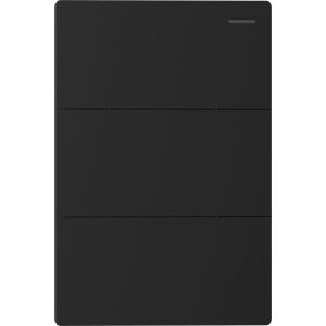 SET ARMADO TECLA MILAN NEGRO (3 PUNTO) 10A C/ BASTIDOR METALICO MACROLED