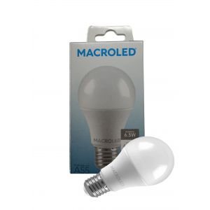 LAMPARA BULBO LED 6.5W E27 MACROLED - Vista 5