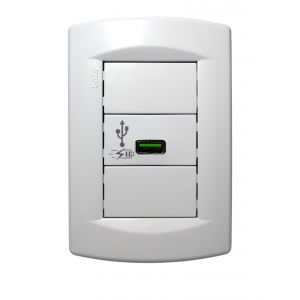 SET ARMADO CARGADOR USB 5V 3A CARGA RAPIDA SICA LIFE