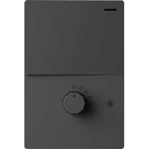 SET ARMADO TECLA Y DIMMER PARA VENTILADOR MILAN GRIS MACROLED (1 PUNTO Y DIMMER) 10A C/ BASTIDOR METALICO