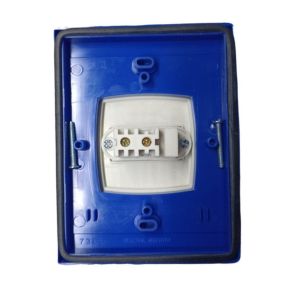 CAPSULADA SUPERFICIE 16 MIGNON 10X5 AZUL CON 1 INTERRUPTOR EXULTT - Vista 3