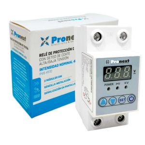PROTECTOR DE TENSION RIEL DIN DIGITAL 63AMP RIEL DIN PRONEXT - Vista 4