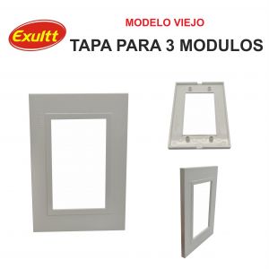 TAPA P/3 MODULOS LINEA URBANA EXULTT (MODELO VIEJO) - Vista 1