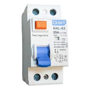 DISYUNTOR BIPOLAR 2X25A 30 MA (CLASE AC) 6KA CHINT - Vista 2