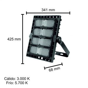 REFLECTOR LED 240W IP65 MACROLED - Vista 5