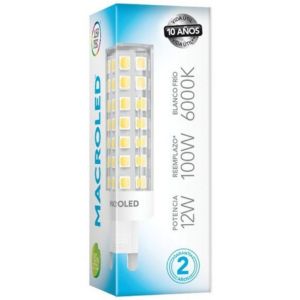 LAMPARA BIPIN 12W G9 220V MACROLED - Vista 3