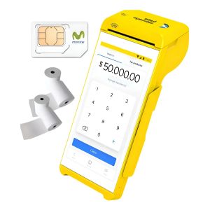 POINT SMART CHIP 4GB QR + IMPRESORA POSNET COLOR AMARILLO - Vista 4