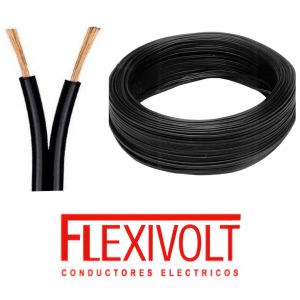 CABLE FLEXIVOLT BIPOLAR NEGRO 2X1.5 MM X METRO - Vista 1
