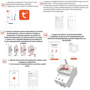 LLAVE TERMICA Y DISYUNTOR 2X10A WIFI SMART DOMOTICA - Vista 6