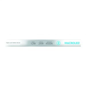 TUBO LED 12W T8 90 CM VIDRIO MACROLED - Vista 4
