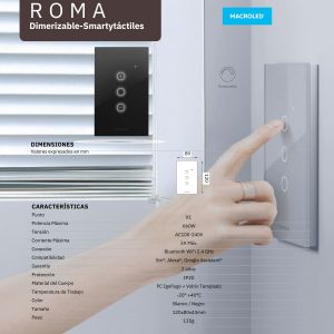TECLA ROMA DIMER MACROLED 1 CANAL - Vista 5