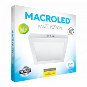 PANEL LED APLICAR CUADRADO 24W MACROLED - Vista 3